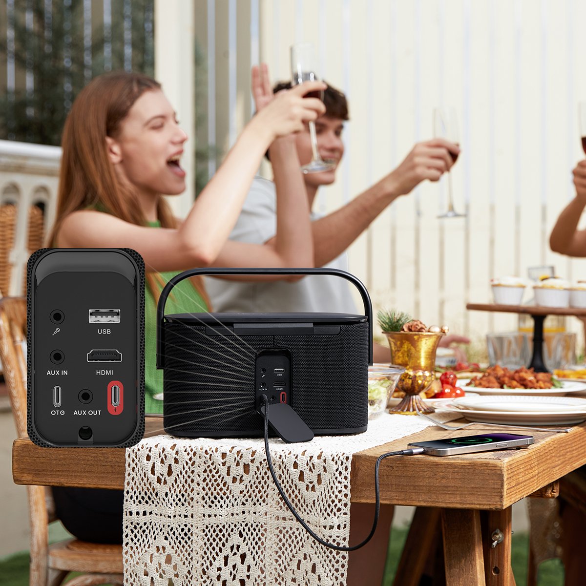 IKARAO—Portable Speaker Karaoke: Terhubung Dengan Banyak Koneksivitas